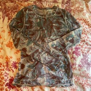 Free people intimately Walk This way printed top